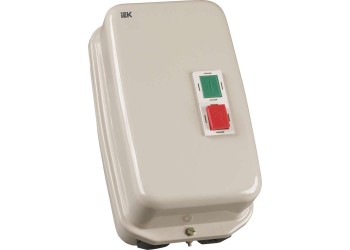Контактор КМИ34062 40А в оболочке 220В/АС3 IP54 IEK KKM36-040-220-00