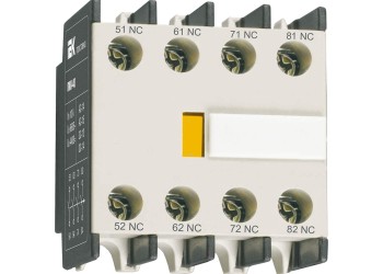 Приставка ПКИ-40 дополнительные контакты 4NO IEK KPK10-40