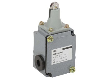 Выключатель концевой ВПК-2111-БУ2 толкатель с роликом IP65 IEK KV-1-2111-1