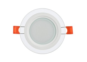 LIGHTING Светильник светодиодный ДВО 1620 со стеклом круг 6Вт 4000К IP20 IEK LDVO0-1620-06-4000-K01