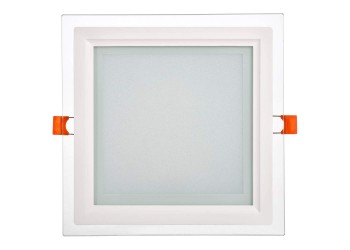 LIGHTING Светильник светодиодный ДВО 1625 со стеклом квадрат 18Вт 4000К IP20 IEK LDVO0-1625-18-4000-K01