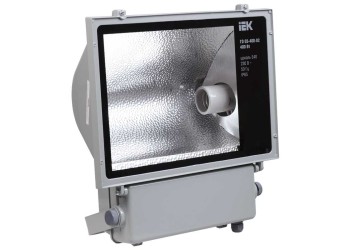 Прожектор металлогалогенный ГО03-400-02 асимметричный 400Вт E40 IP65 серый IEK LPHO03-400-02-K03