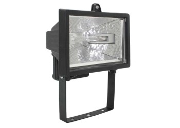 Прожектор ИО150 галогенный черный IP54 IEK LPI01-1-0150-K02