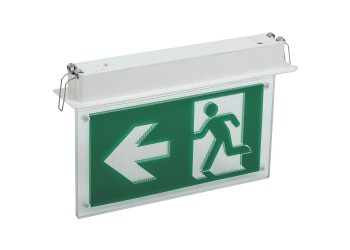 LIGHTING Светильник эвакуационный ССА3001 встраиваемый двусторонний сменный знак 3ч 3Вт IEK LSSA0-3001-3-20-K03