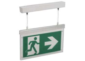 LIGHTING Светильник эвакуационный ССА3002 подвесной двусторонний сменный знак 3ч 3Вт IEK LSSA0-3002-3-20-K03
