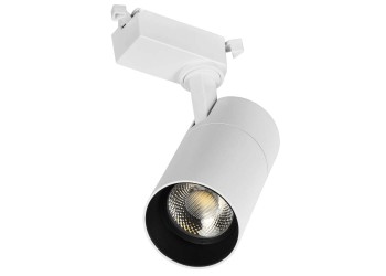 LIGHTING Светильник светодиодный трековый ДТО 1302 20Вт 4000К однофазный 24град белый IEK LT-DSO0-1302-20-40-K01