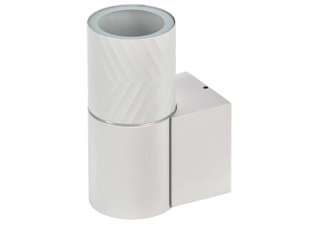 LIGHTING Светильник уличный 5107 настенный под лампу GU10 IP65 белый IEK LT-UBU0-5107-GU10-1-K01