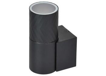 LIGHTING Светильник уличный 5107 настенный под лампу GU10 IP65 черный IEK LT-UBU0-5107-GU10-1-K02