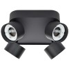 LIGHTING Светильник 4044 накладной потолочный под лампу 4хGX53 черный IEK LT-UPB0-4044-GX53-1-K02, купить в Минске по самой низкой цене