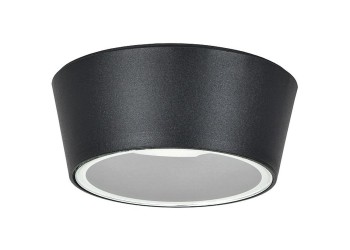 LIGHTING Светильник уличный 5104 потолочный под лампу GX53 IP65 черный IEK LT-UPU0-5104-GX53-1-K02
