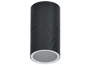 LIGHTING Светильник уличный 5110 потолочный под лампу GU10 IP65 черный IEK LT-UPU0-5110-GU10-1-K02