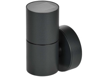 LIGHTING Светильник уличный 5112 настенный под лампу GU10 IP65 черный IEK LT-UPU0-5112-GU10-1-K02