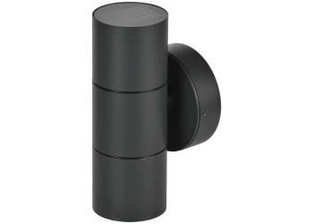 LIGHTING Светильник уличный 5113 настенный под лампу 2хGU10 IP65 черный IEK LT-UPU0-5113-GU10-2-K02