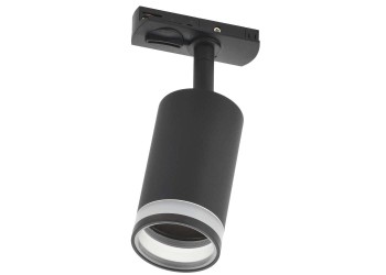 LIGHTING Светильник 4116 декоративный трековый поворотный под лампу GU10 черный IEK LT-USB0-4116-GU10-1-K02