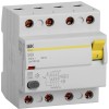 Выключатель дифференциальный (УЗО) ВД1-63 4Р 50А 100мА тип А IEK MDV11-4-050-100, купить в Минске по самой низкой цене