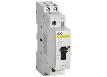 Контактор модульный с ручным управлением КМ20-11МР AC KARAT IEK MKK12-20-11