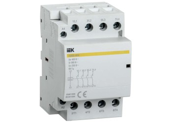 Контактор модульный КМ63-40М AC/DC IEK MKK21-63-40