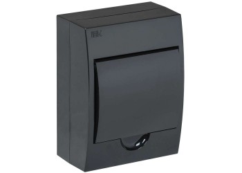 KREPTA 3 Корпус пластиковый ЩРН-П-6 IP41 черный IEK MKP12-N-06-41-K02