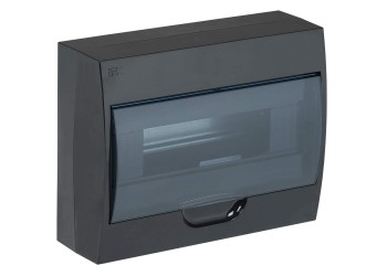 KREPTA 3 Корпус пластиковый ЩРН-П-12 IP41 черный IEK MKP12-N-12-41-K02