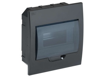 KREPTA 3 Корпус пластиковый ЩРВ-П-8 IP41 черный IEK MKP12-V-08-41-K02