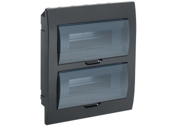 KREPTA 3 Корпус пластиковый ЩРВ-П-24 IP41 черный IEK MKP12-V-24-41-K02