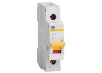 KARAT Выключатель нагрузки (мини-рубильник) ВН-32 1P 63А IEK MNV10-1-063