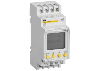 Таймер ТЭ80 цифровой 16А 230В на DIN-рейку KARAT IEK MTA10-16-080