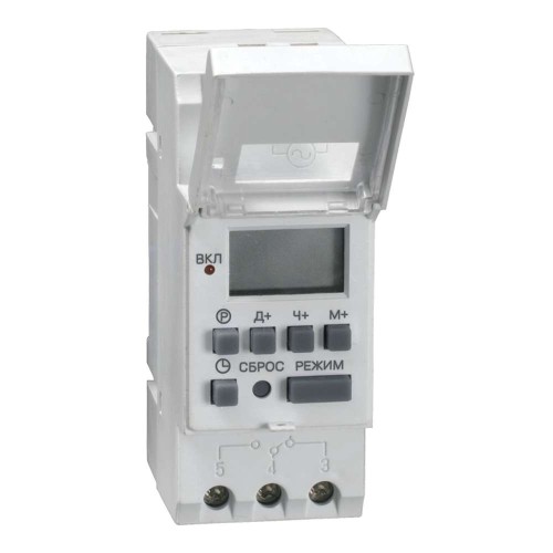 Таймер ТЭ15 цифровой 16А 230В на DIN-рейку IEK MTA10-16, купить в Минске по самой низкой цене