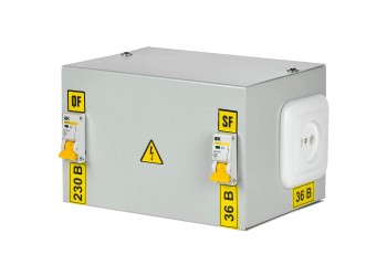 Ящик с понижающим трансформатором ЯТП-0,25 230/36-2 36 УХЛ4 IP30 IEK MTT12-036-0250