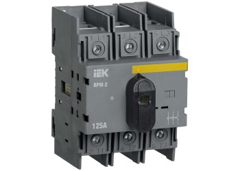 Выключатель-разъединитель модульный ВРМ-2 3P 125А IEK MVR20-3-125