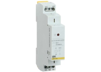 Реле промежуточное модульное OIR 1 контакт 16А 48В AC/DC IEK OIR-116-ACDC48V
