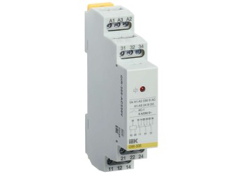 Реле промежуточное модульное OIR 3 контакта 8А 230В AC IEK OIR-308-AC230V