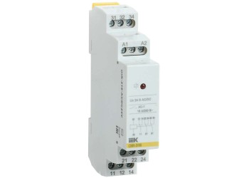 Реле промежуточное модульное OIR 3 контакта 16А 24В AC/DC IEK OIR-316-ACDC24V