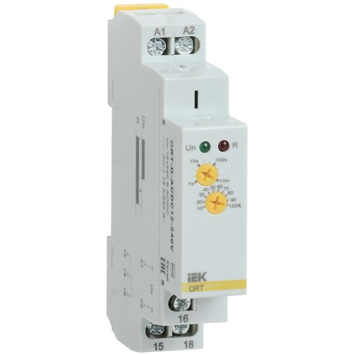 Реле задержки выключения при снятии питания ORT 12-240В AC/DC IEK ORT-D-ACDC12-240V, купить в Минске по самой низкой цене