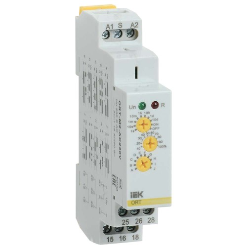 Реле времени ORT многофункциональное 2 контакта 230В AC IEK ORT-M2-AC230V, купить в Минске по самой низкой цене