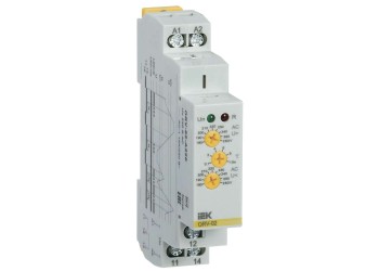 Реле контроля напряжения ORV однофазное 220В AC IEK ORV-02-A220