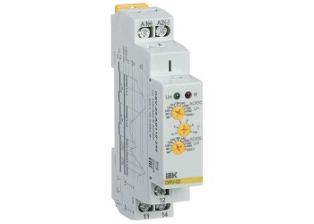 Реле контроля напряжения ORV однофазное 110-240В AC/DC IEK ORV-02-AD110-240