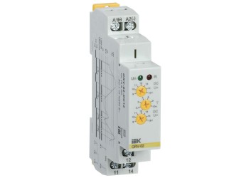 Реле контроля напряжения ORV однофазное 12В DC IEK ORV-02-DC12