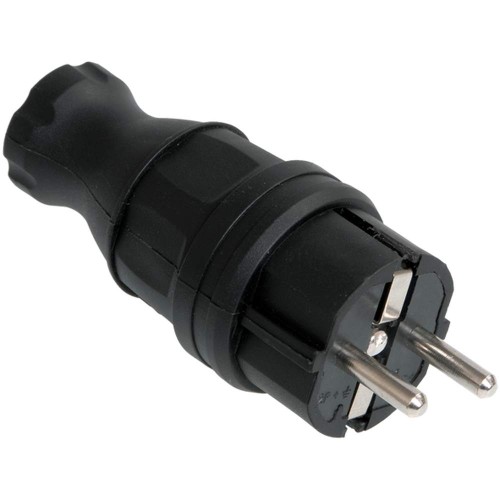 Вилка прямая ВБп3-1-0м IP44 ОМЕГА каучук IEK PKR01-016-2-K02, купить в Минске по самой низкой цене