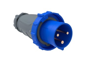 MAGNUM Вилка переносная ССИ-033 63А-6ч/200-250В 2P+PE IP67 IEK PSN01-063-3