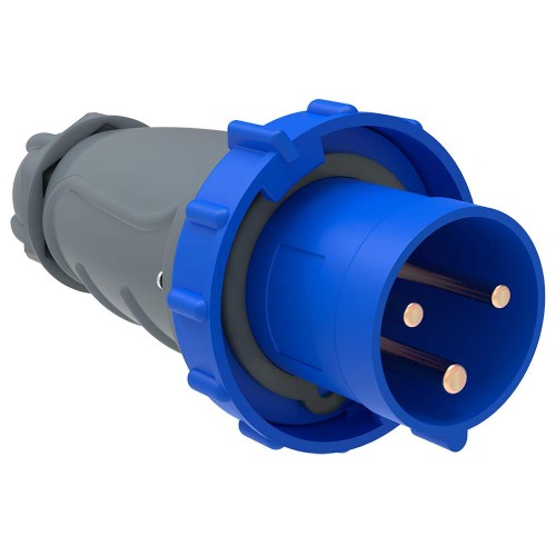 MAGNUM Вилка переносная ССИ-033 63А-6ч/200-250В 2P+PE IP67 IEK PSN01-063-3, купить в Минске по самой низкой цене