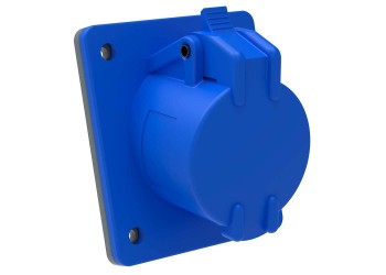 MAGNUM Розетка встраиваемая ССИ-413 16А-6ч/200-250В 2P+PE IP44 IEK PSN41-016-3