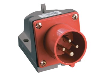 Вилка стационарная ССИ-514 3Р+РЕ 16А 380-415В IP44 IEK PSR52-016-4