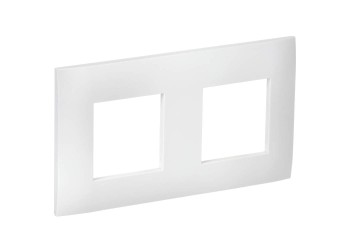 SKANDY Рамка 2-местная SK-F02W арктический белый IEK SK-M22-K01