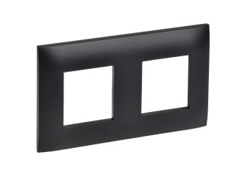 SKANDY Рамка 2-местная SK-F02Bl черный IEK SK-M22-K02