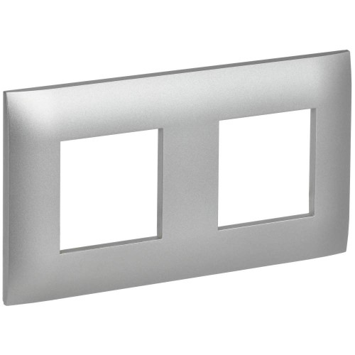 SKANDY Рамка 2-местная SK-F02S серебряный IEK SK-M22-K23, купить в Минске по самой низкой цене