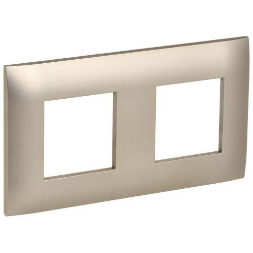 SKANDY Рамка 2-местная SK-F02Sh шампань IEK SK-M22-K37, купить в Минске по самой низкой цене