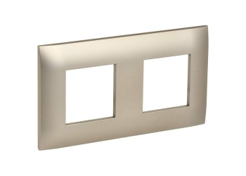 SKANDY Рамка 2-местная SK-F02Sh шампань IEK SK-M22-K37