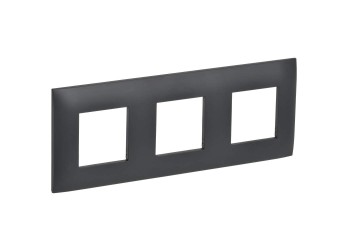 SKANDY Рамка 3-местная SK-F03T титан IEK SK-M32-K48