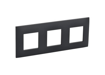 SKANDY Рамка 3-местная SK-F03G графит IEK SK-M32-K53